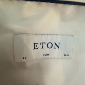 Eton Slim Fit Dress Shirt – Men’s EU 42 / US 16½, Classic Formal Shirt
